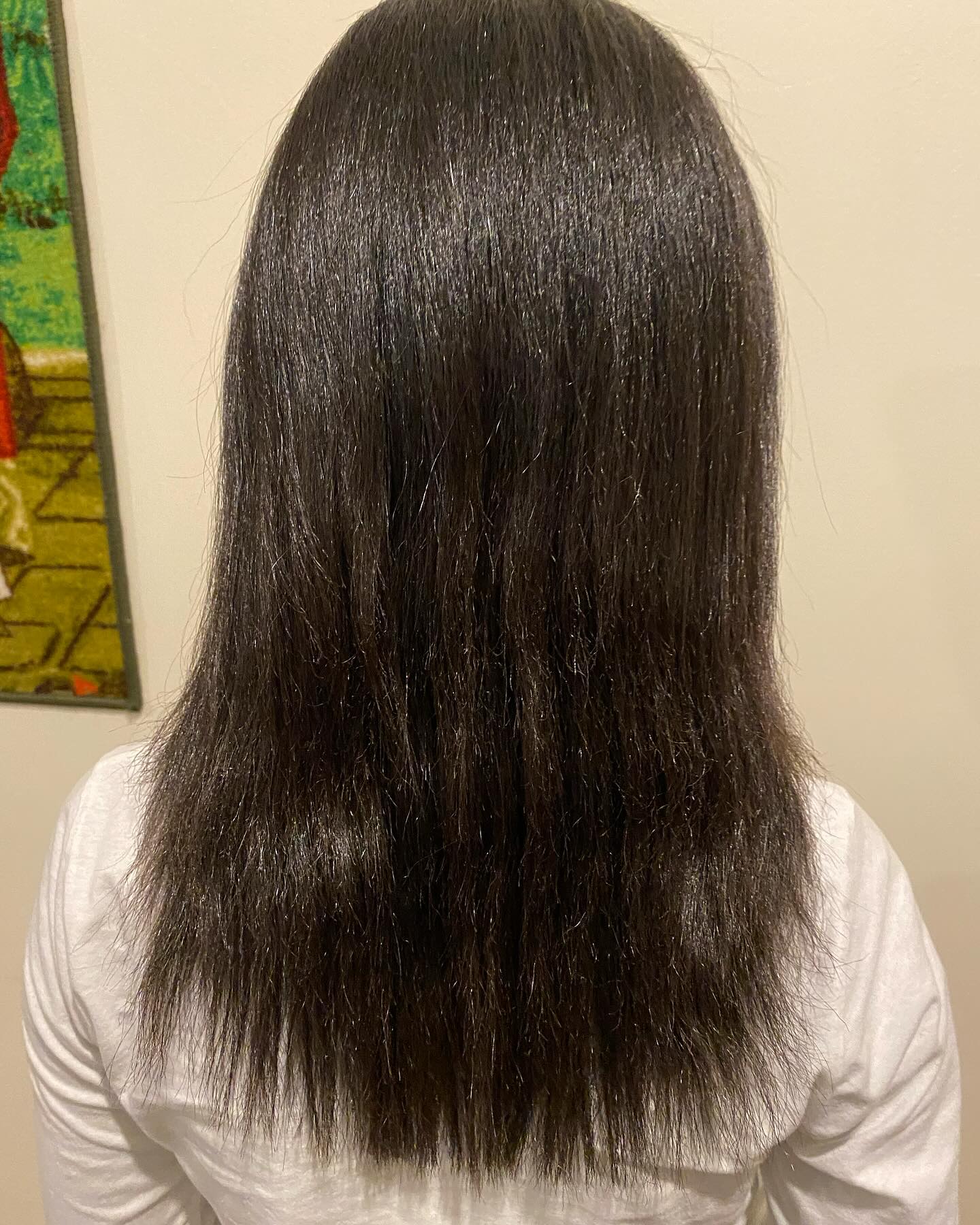 Natural hair blow out and straightening treatment by Hair by Sham, Leicester